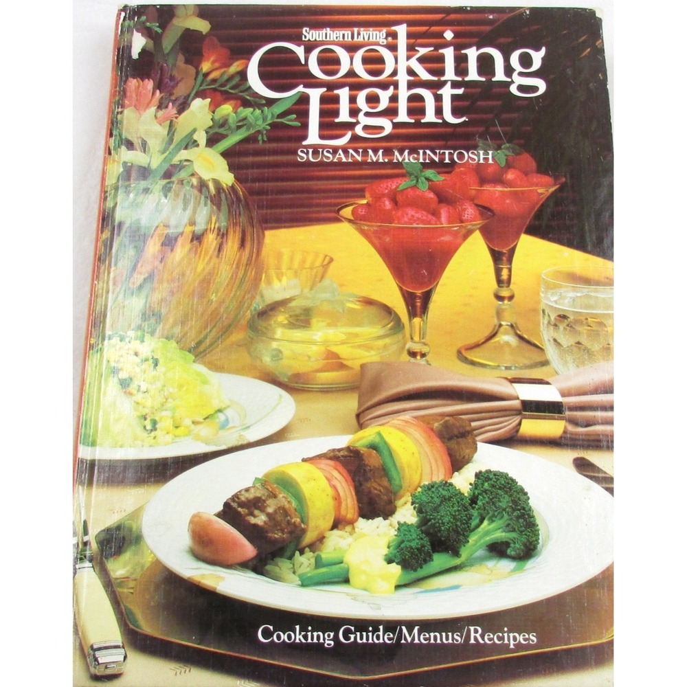 Vintage Cooking Light Susan McIntosh Southern Living Recipes Guide Hardcover 198 - Picture 1 of 5
